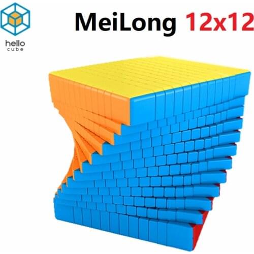 HelloCube MoYu 12x12x12 magic cube Cubing classroom MeiLong 12x12x12 magic cube professional cube twisty toys speed puzzle