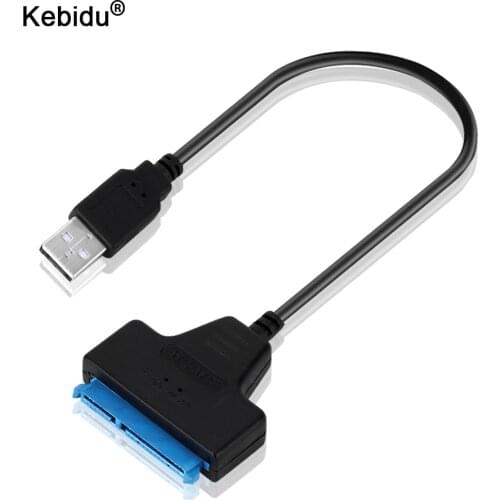 Kebidu USB 3.0 2.0 to Sata Cable 22 Pin 2 5" 3.5" 2.5 inch HDD Hard Disk Driver DVD CD Rom Adapter Converter High Speed
