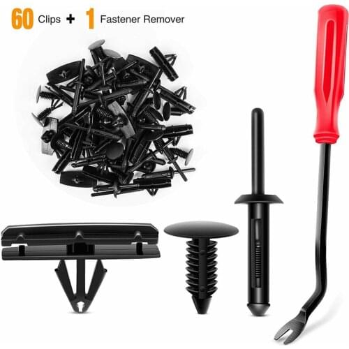 Hardware Moulding Clip Plastic Fender Flare For Jeep Wrangler Unlimited JK Rivets Rocker Screw