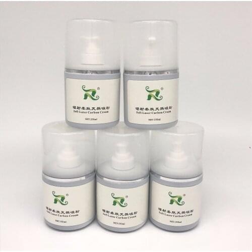 2019 new 300ml Soft Laser Carbon Cream Gel For Skin Rejuvenation Treatment Active Carbon Cream Slimming Machine