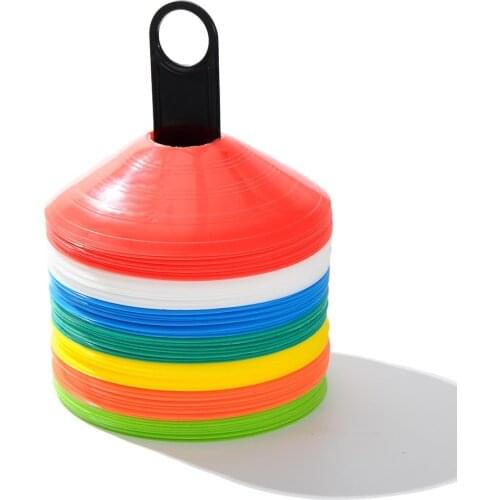 New 10pcs/lot 19cm Cones Marker Discs Soccer Football Training Sports Entertainment Accessories