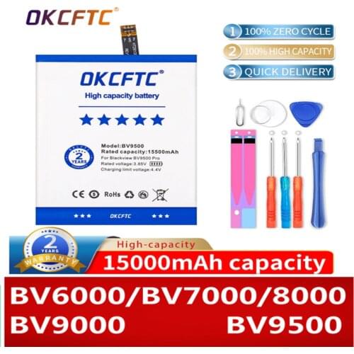 OKCFTC Batteries For Blackview BV9500 Pro Phones