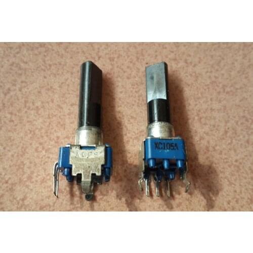 Original new 100% single potentiometer XC105A 20-bit stepping potentiometer 3pin length 23MM (SWITCH)