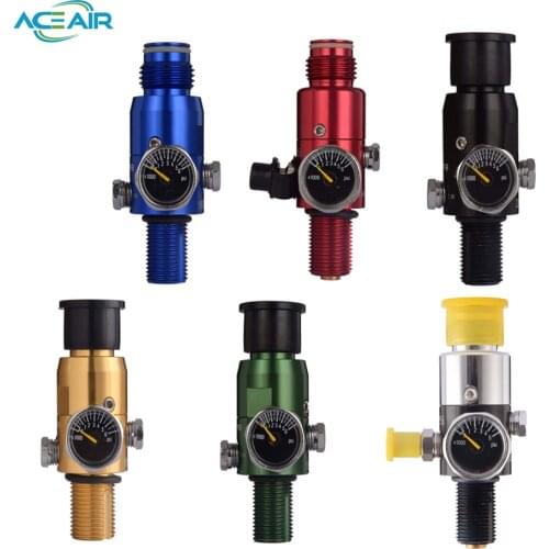PCP Paintball Regulator 4500PSI Working Pressure 1800PSI Output 5/8-18UNF BLACK/RED/BLUE/GREEN/GOLD/SILVER