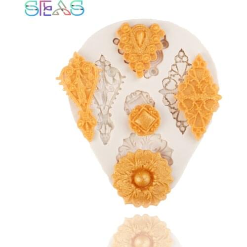 Gem Pendant Fondant Cake Decorating Tools Cake Silicone Mold Sugar Craft Molds Baking Molds Resin Molds Cake Decorating Tools