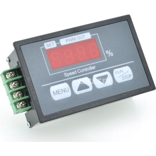 Q8-42S Motor Controller Button Governor Digital Display Percentage Tachometer DC Motor Slow Start Slow Stop Controller DC6-60V