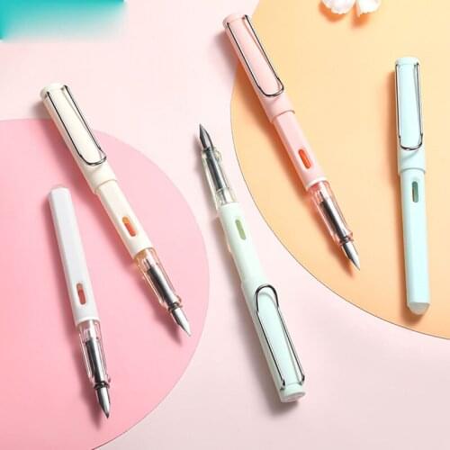 Macron erasable fountain pen students hot and easy to erase fountain pens can change ink sacs friction practice fountain pen