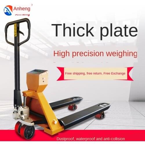 Forklift scale weighing pallet truck 1/2 tons 3 tons beef mobile weighbridge hydraulic forklift with electronic scale