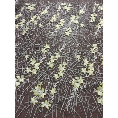 High Quality African Net Lace Fabric SYJ-3131 Tulle Netting Fabric French Guipure Lace Fabric