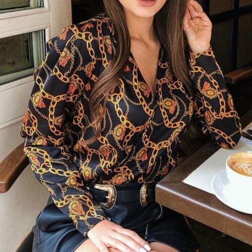 2020 Spring Fashion OL Long Sleeve Shirts Casual Streetwear Oversize Women Blouses Chiffon Blouse Loose Casual Tops Blouse Mujer