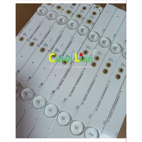 1 conjunto = 10 pçs tiras de led para phi lips 50pug6102 / 78 50puf6102/t3 50pug6102 aoc le50u7970