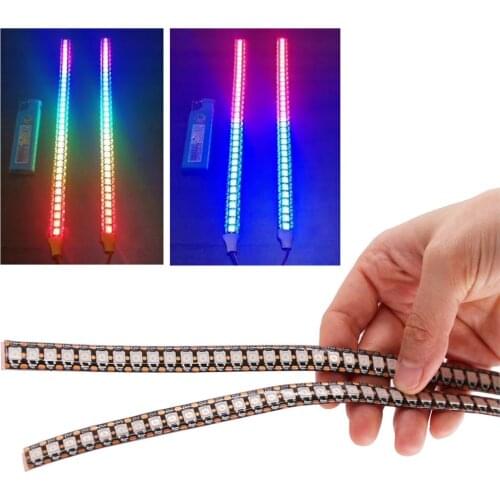 2Pcs Colorful Super Bright 34 LED Light Bar Lamp for 1/10 RC Car SCX10 TRX4 D90