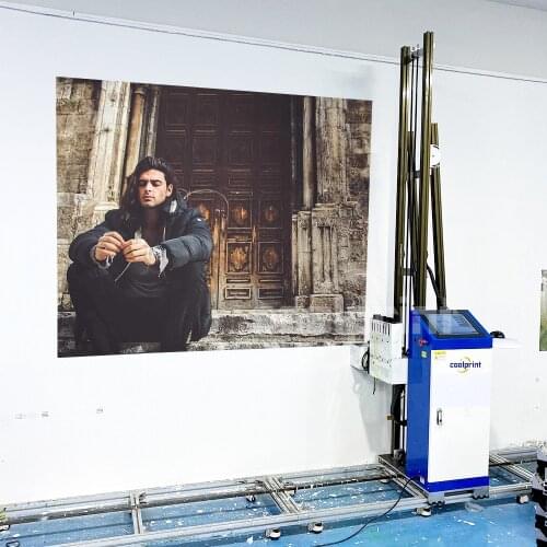 3D 5D Photos Bedroom DIY House Decoration Direct to Vertical Cement Wall Inkjet Mural Printer