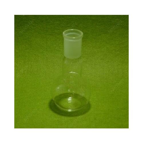50ML,1-Neck,24/40,Plat Bottom Glass Flask,Lab Chemistry Boilling Flask