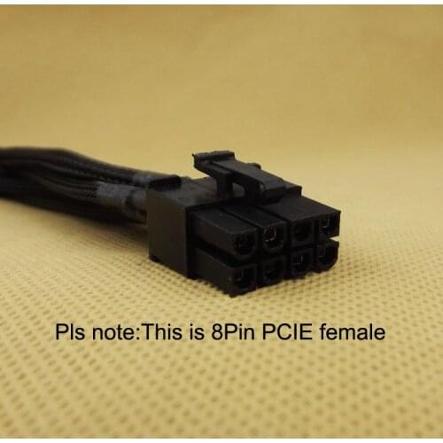 8pin PCIE female to 4pin power male power cable Video card power supply line cable wire harness