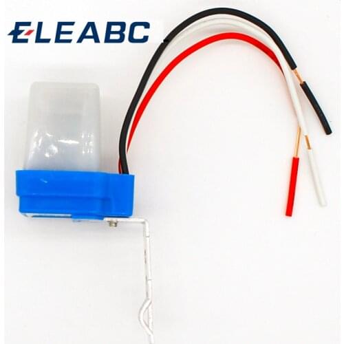 Automatic Auto On Off Photocell street Light Switch DC AC 220V 50-60Hz 10A Photo Control Photoswitch Sensor Switch