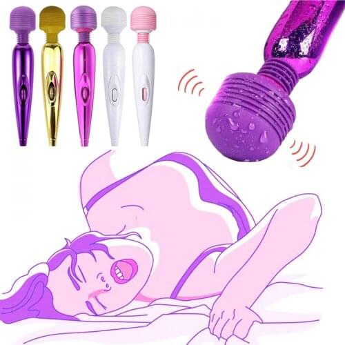 Wireless Dildos AV Vibrator Magic Wand for Women Clitoris Stimulator Sex Toys for Muscle Adults USB Rechargeable Quiet Massager