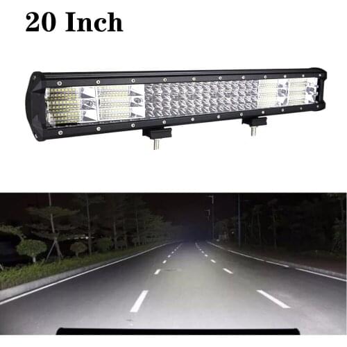 Quad Rows 20inch LED Bar LED Light Bar for Car Tractor Boat OffRoad Off Road 4WD 4x4 Truck SUV ATV Driving 12V 24V