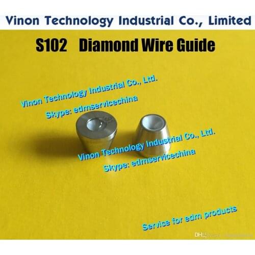 D=0.26mm Diamond Dies Guide S102 3080249 edm Upper Dies B for AWT 0.26mm 0200143 for AQ,A,EPOC series wire-cut edm machine wire