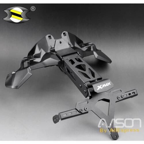 License Plate Holder For XMAX X MAX X-MAX 300 250 2016 2017 2018 Motorcycle Tail Tidy Fender Eliminator LED Registration