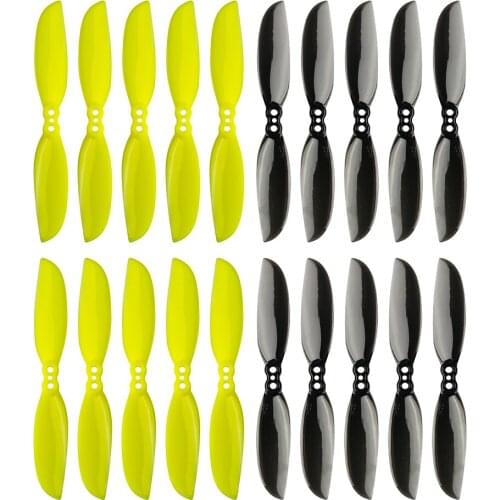 10pair LDARC 75MM RACER 3INCH 1.5MM HUB 2-Blade Propeller PC For AK123 FPV RACING DRONE 1103 1104 1105 Motor