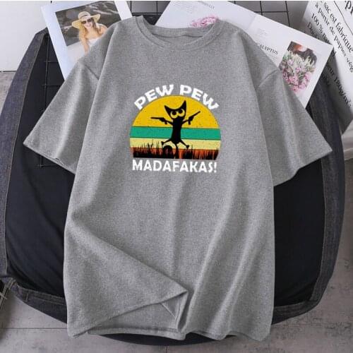 Cute Girl Pew Madafakas T-shirts Fashion Summer Lady Clothing Hip Hop Casual Woman Tees Tops Short Sleeve K-pop 2021 New Shirt