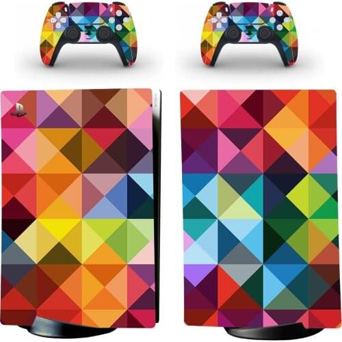 Graphical Style PS5 Digital Edition Skin Sticker for Playstation 5 Console & 2 Controllers Decal Vinyl Protective Skins 1