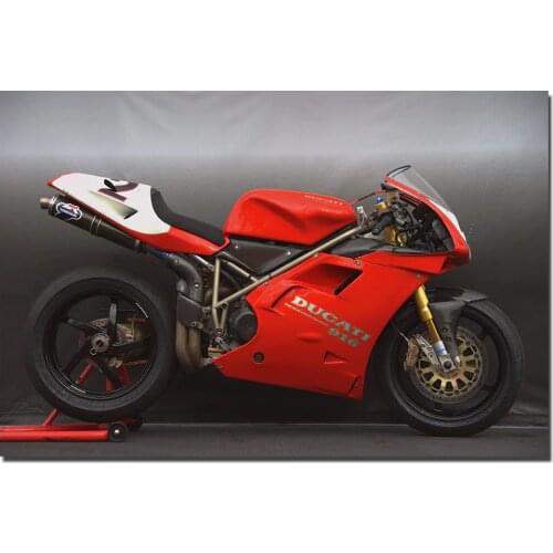 Ducati Desmoquattro 916 Super Motorcycles Canvas Painting Wall Art Pictures for Living Room Home Decor Poster