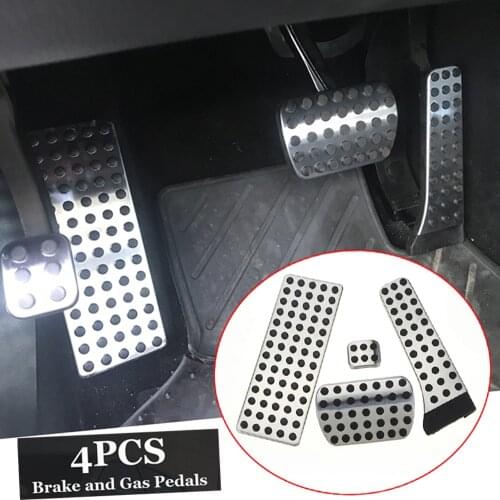 4x Foot Gas Brake Pedal Kit Fits For Mercedes-Benz W204 W210 W211 W212 C E CLS