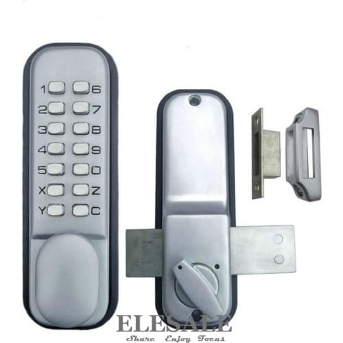 Brand New Zinc Alloy Keyless Mechanical Door Lock With Combination Digital Code Password Entry Lock For Home Security