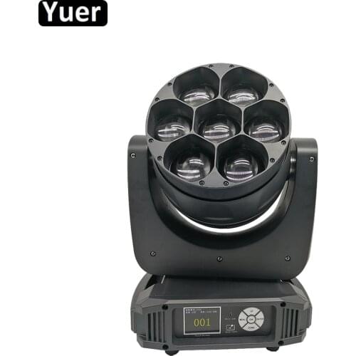LED Moving Head Beam Wash 2IN1 Stage Lighting 7x40W Bee Eyes RGBW 4IN1 Professional For DJ Disco Christmas Party Stage Light