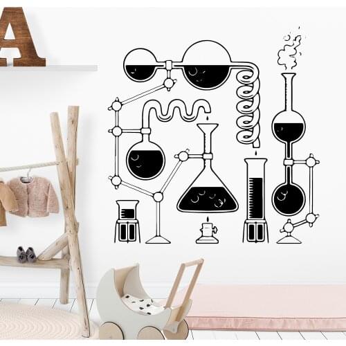 Drop Shipping Science Wall Art Decal Wall Stickers Pvc Material For Babys Rooms Home Party Decor Wallpaper