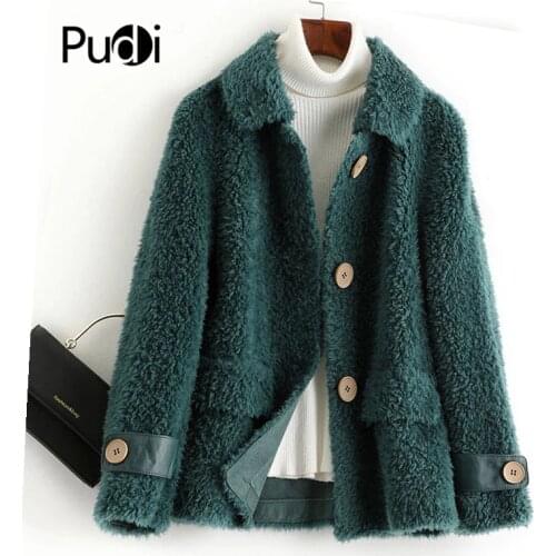 Pudi Sheepskin Fur Coats China