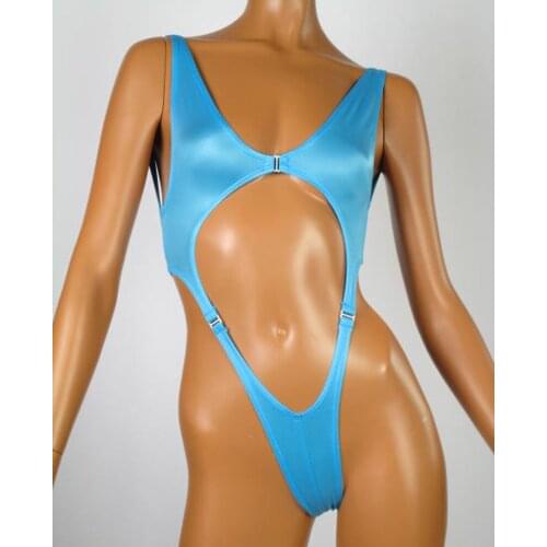 Sexy Thong One Piece Women Shapers Backless Midriff Bathing Suits Maillot De Bain Femme