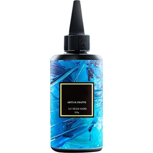 UV Resin Hard 200gm Acrylic Ultraviolet Clear Transparent for Craft Jewelry Mold CLH@8