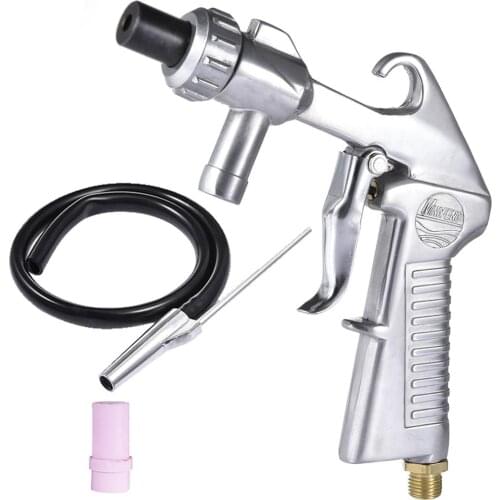 Air Sandblaster Feed Sprayer Blast Gun Air Siphon Sand Blasting Abrasive Tool Ceramic Nozzles Tips Kit Power Tools