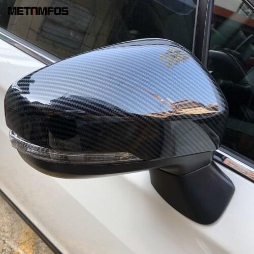 For Subaru XV Crosstrek 2018-2020 SUV Carbon Fiber Side View Rearview Mirror Cover Trim Protection Cap Accessories Car Styling