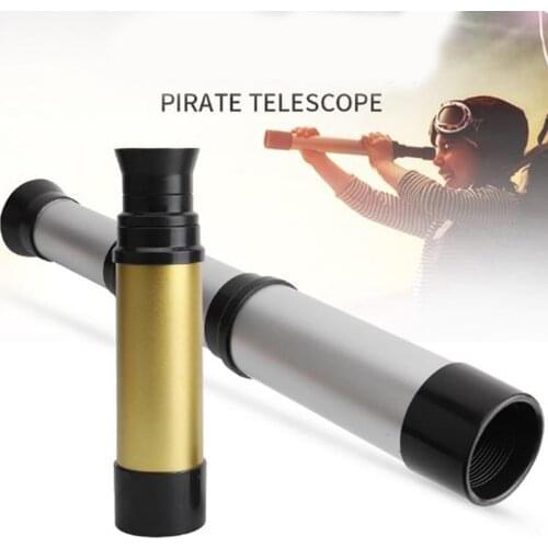 35mm Vintage Handheld Zoomable Monocular Telescope Pirate Spyglass Gifts