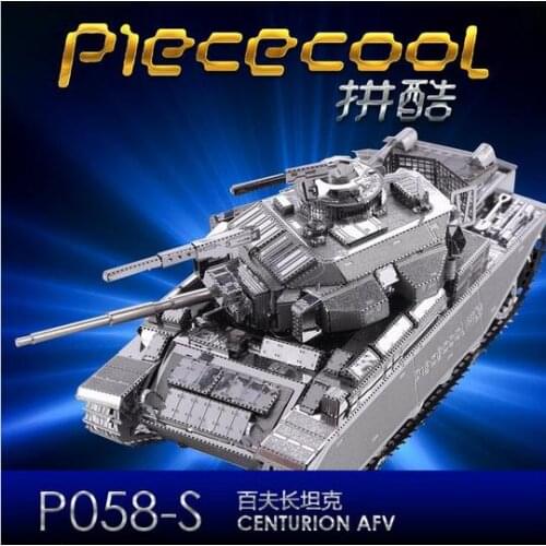 3D Jigsaw Classic DIY Metallic Nano Puzzle Centurion Tank Model Kids Educational Puzzles Tank Model Toys For Children&Adults