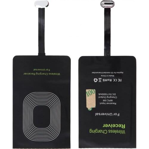 5V 1000mA Current WPC 5W QI Charging Receiver Patch Pad Wireless Charger Receiver Sticker for Android / Xiaomi / Samsung