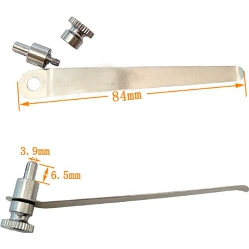 8.4cm Stainless Steel Presser Holder one pair Working Stage Clips for Stereo Microscope Accessory Part