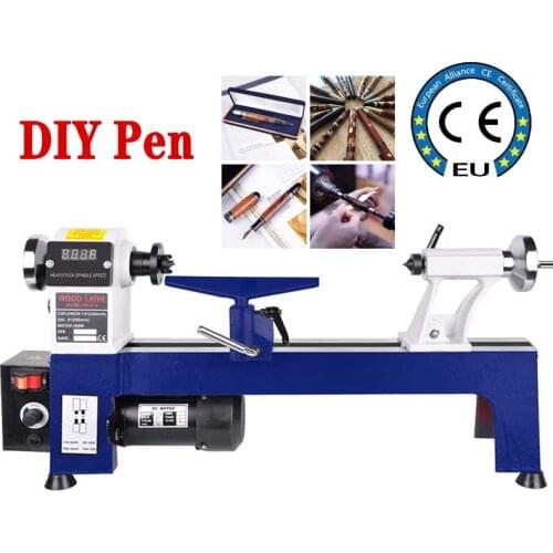 8'' Pen woodworking lathe min wood rotating machine diy pen Multifunctional mechanical equipment