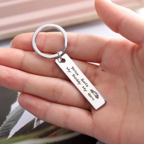 Oeinin Charms Key Chain Man Remember I Love You Mom Keychain Bags Lovers Letter Color Keyring Stainless Steel Pendant Llaveros