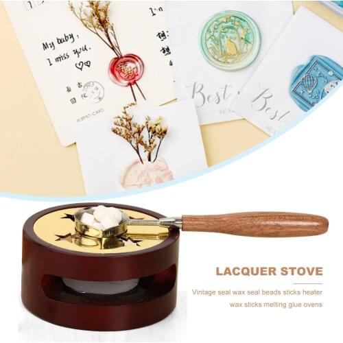 Wood Oven Furnace Wax Pot Beads Retro Melting Furnace Sealing Wax DIY Stove Fire Paint Stove Decorative Craft