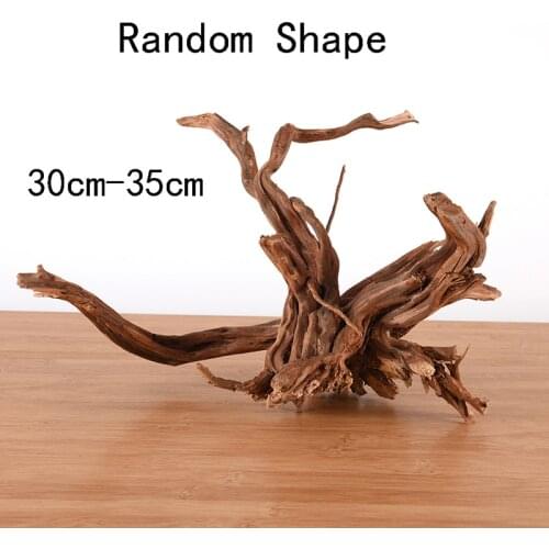 Natural Tree Trunk Driftwood Fish Tank Driftwood Aquarium Fish Tank Plant Aquarium Decoration Home Desktop Decoration Random