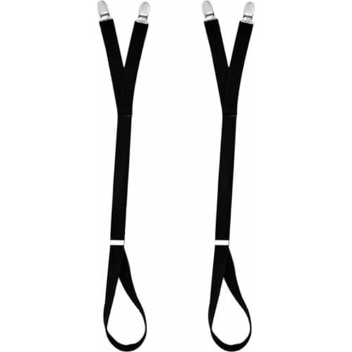 Adjustable Shirt Holder Stays Elastic Men Suspenders Gentleman Leg Braces Business Tirantes Uniform Suspender Shirt Stay