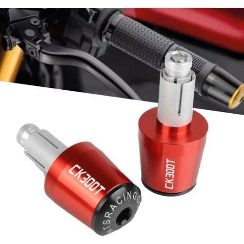 Motorcycle Handlebar Gear Balanced Plug Slider Handle Bar End Grips Cap For KYMCO CK300T CK 300T CK-300T