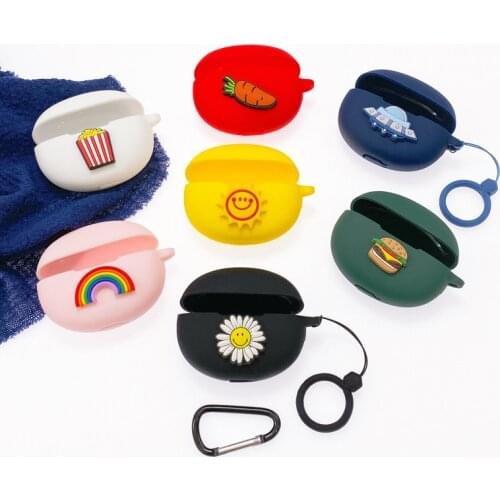 Cute Fruit Silicone Case For BeatsStudio Buds Protective Bluetooth Earphone Cover For Beats Studio Buds Charging Box Bags