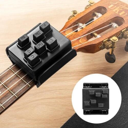 Learning System Practrice Aid Portable Ukulele Chord Musical Beginner Trainer