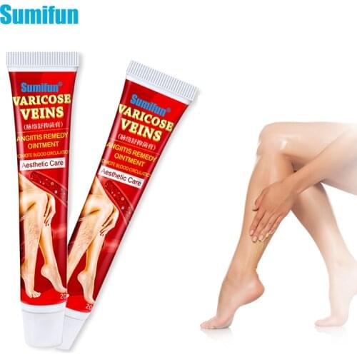 1 PCS Sumifun Varicose Veins Treatment Cream Original Vasculitis Phlebitis Spider Pain Relief Ointment Medical Plaster P1149